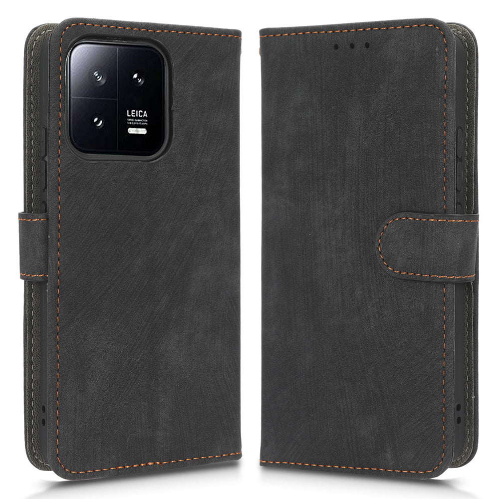 For Xiaomi 13 Pro 5G Flip Leather Wallet Phone Case Anti-fall RFID Blocking Phone Cover with Wallet For Xiaomi 13 Pro 5G Flip Leather Wallet Phone Case Anti-fall RFID Blocking Phone Cover with Wallet